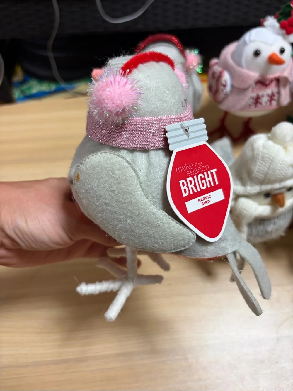 Target fabric birds